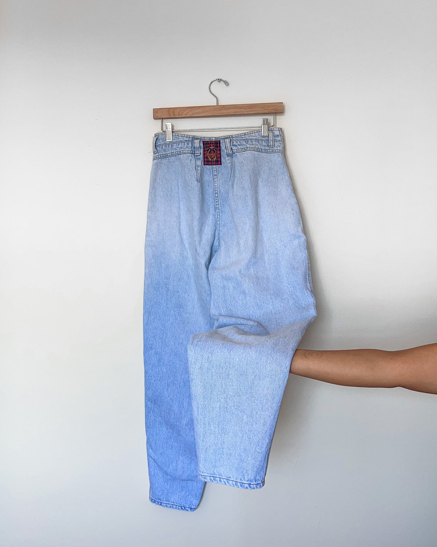 Vintage Pleated Jeans