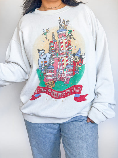 25 Year Anniversary Disney Anniversary Crewneck