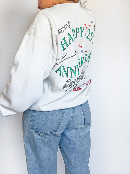25 Year Anniversary Disney Anniversary Crewneck