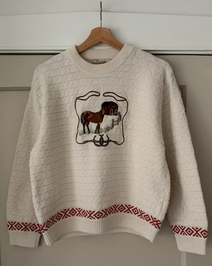Horse Lasso Knitted Sweater
