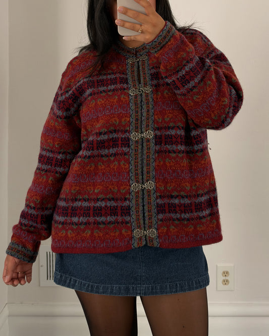 03 - Fair Isle Wool Cardigan