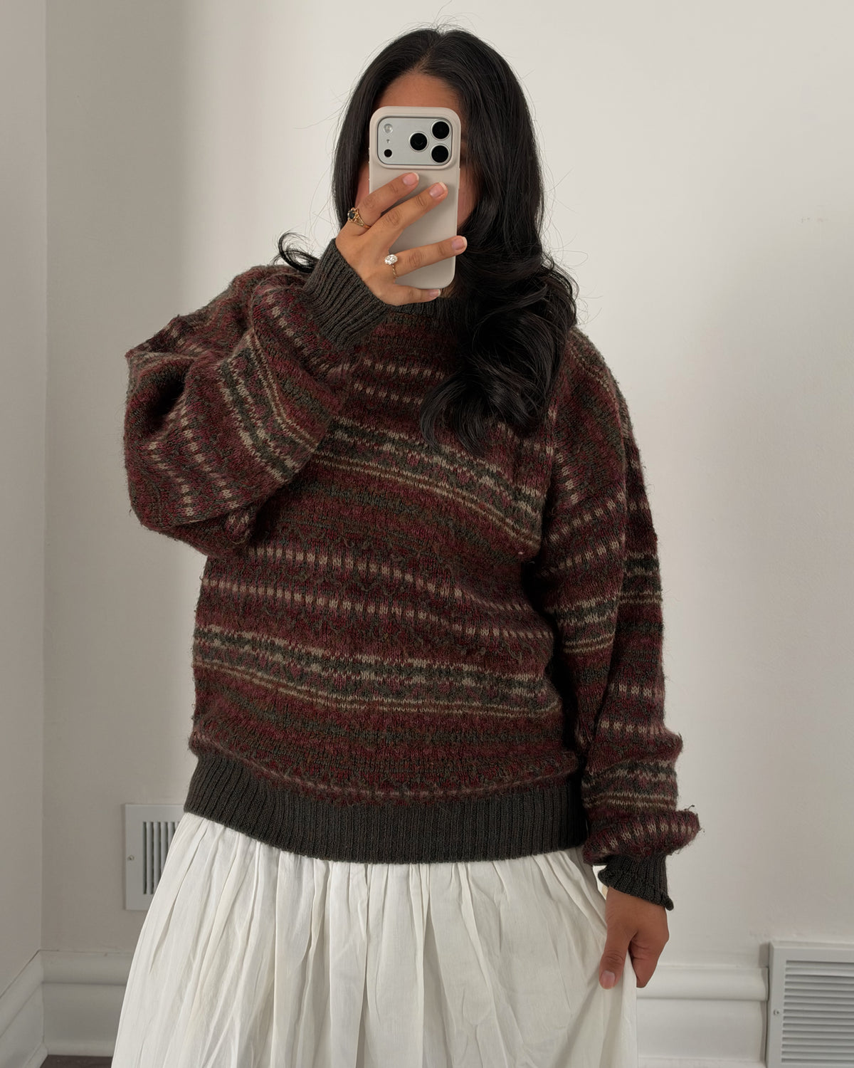 90’s Multi Patterned Knit