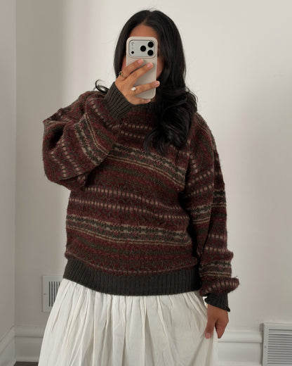 90’s Multi Patterned Knit