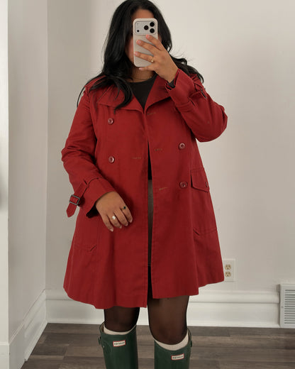 1970’s Red Trench
