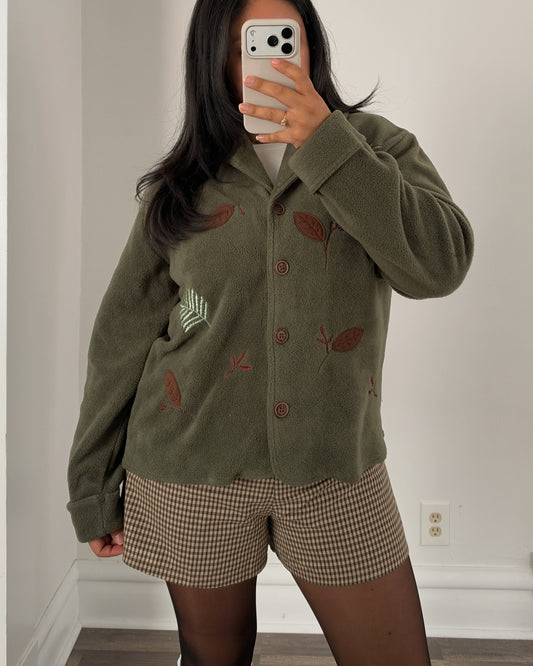 21 - 90’s Leaf Fleece Light Jacket