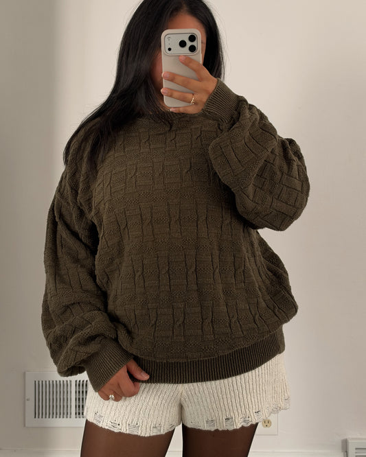 16 - Green Woven Knit